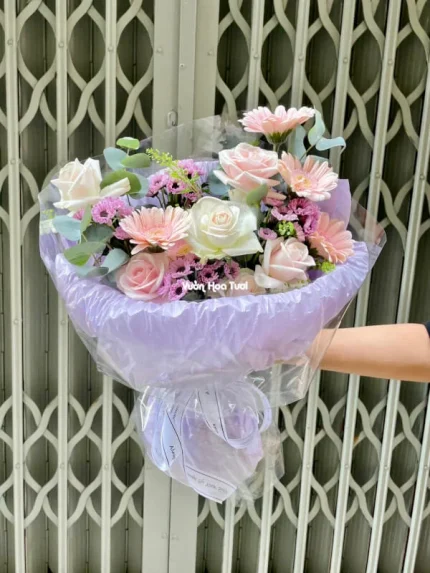 Bó Hoa Tươi Xinh Xắn Món Quà Sinh Nhật Ý Nghĩa, Tràn Đầy Sắc Màu