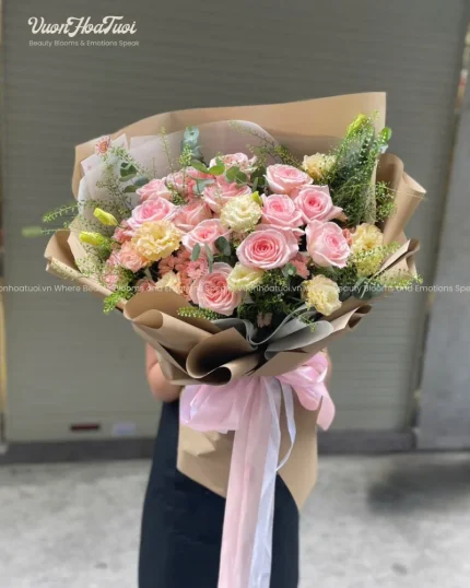 Bó Hoa Hồng Ohara Cát Tường Gửi Trọn Yêu Thương, Gắn Kết Ân Tình