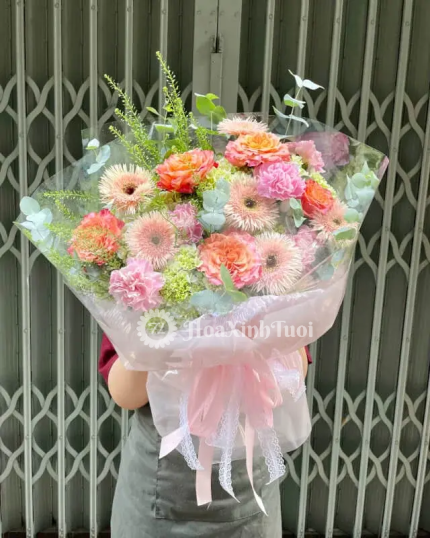 Bó Hoa Blossom Co Sắc Hoa Tinh Tế, Gửi Trọn Yêu Thương