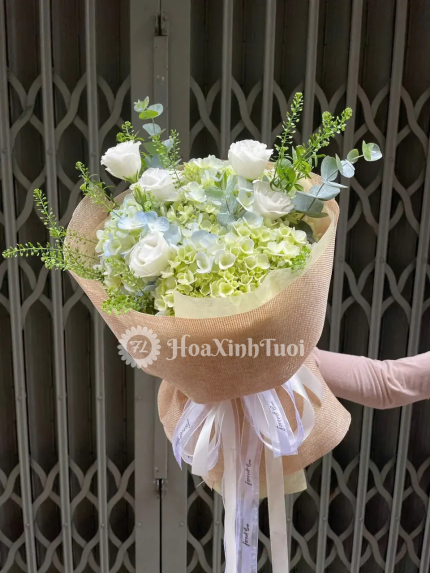 Bó Hoa Cẩm Tú Cầu Nàng Thơ Sắc Hoa Dịu Dàng Cho Ngày Yêu Thương