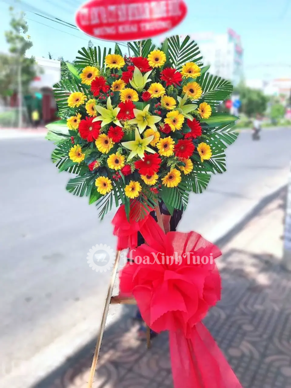 Kệ Hoa Mừng Khai Trương Hồng Phát – Khởi Đầu Rực Rỡ, Thành Công Bền Lâu