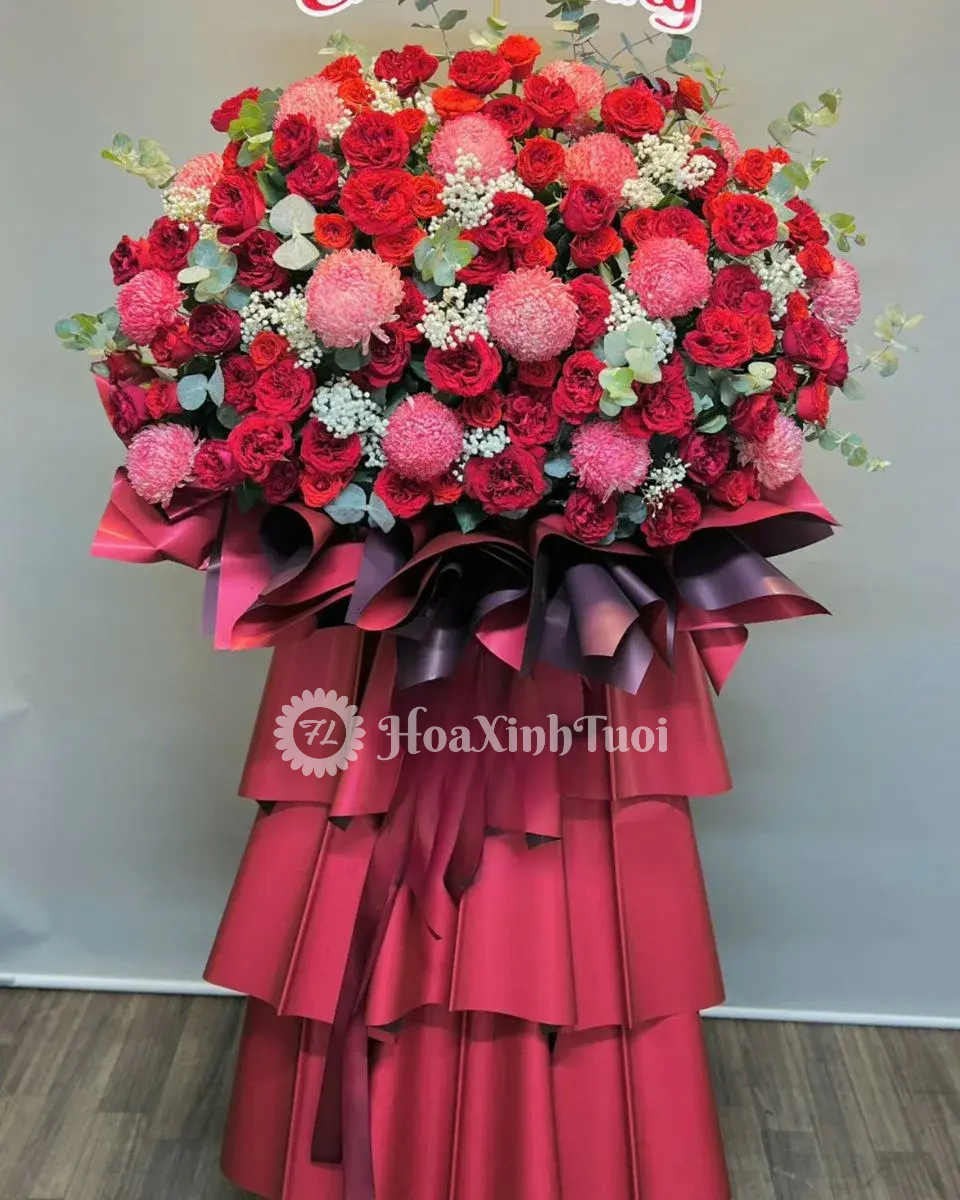 Kệ Hoa Phồn Thịnh – Rực Rỡ Khai Trương Thịnh Vượng Kệ Hoa Phồn Thịnh - Rực Rỡ Khai Trương Thịnh Vượng - Ảnh 1
