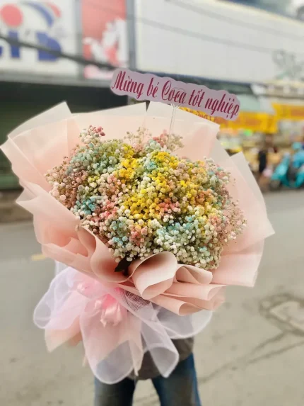 Bó Hoa Baby Góc Nhỏ Tình Yêu – Lời Thì Thầm Dịu Dàng