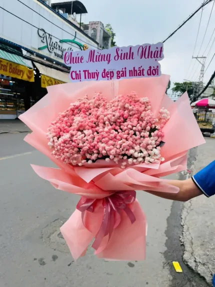 Bó Hoa Baby Lời Hứa Thủy Chung – Minh Chứng Cho Tình Yêu Vững Bền