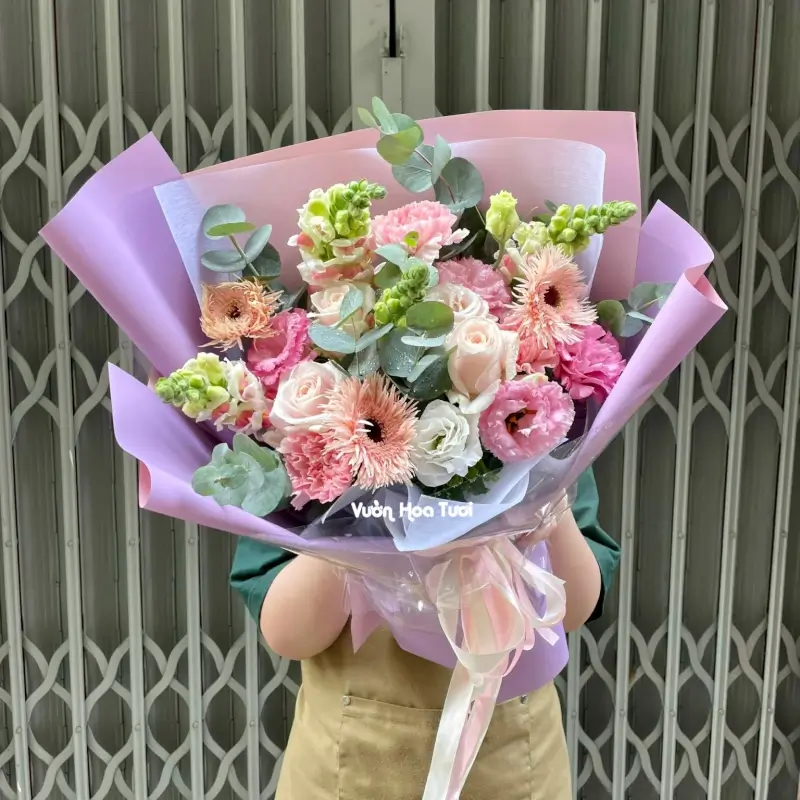 Bó Hoa Hồng Tặng Mẹ Ngày Sinh Nhật Gửi Trọn Yêu Thương Bó Hoa Hồng Tặng Mẹ Ngày Sinh Nhật Gửi Trọn Yêu Thương - Ảnh 1