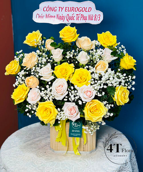 Giỏ Hoa Đẹp Đơn Giản – Tinh Tế Gửi Yêu Thương Giỏ Hoa Đẹp Đơn Giản - Tinh Tế Gửi Yêu Thương - Ảnh 1