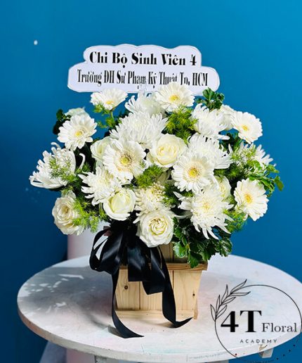 Giỏ Hoa Tang Lễ – Gửi Trọn Niềm Tiếc Thương