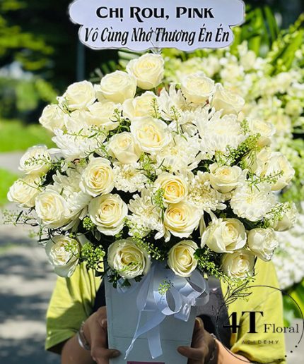 Giỏ Hoa Viếng Đẹp – Gửi Lời Tiễn Biệt Trang Trọng