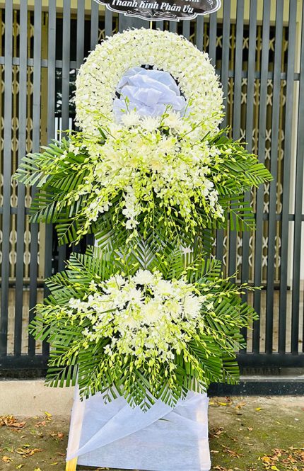 Hoa Viếng Đám Tang Đẹp – Gửi Lời Tiễn Biệt Trang Trọng