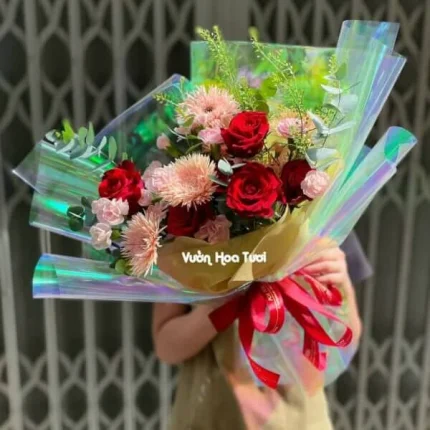Bó Hoa Hồng Đỏ Sinh Nhật Độc Đáo – Tặng Phái Đẹp Ngày Thêm Tuổi