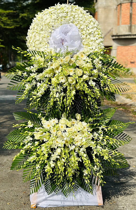 Kệ Hoa Tang Lễ Hai Tầng To Đẹp Chất Lượng – Thành Kính Phân Ưu Trọn Vẹn Kệ Hoa Tang Lễ Hai Tầng To Đẹp Chất Lượng - Thành Kính Phân Ưu Trọn Vẹn - Ảnh 1