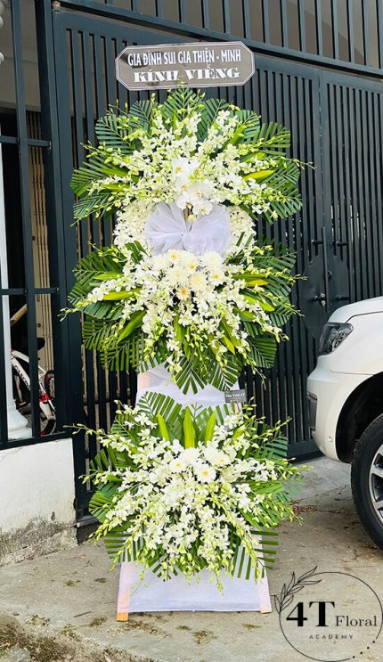 Kệ Hoa Viếng 3 Tầng – Thành Kính Phân Ưu
