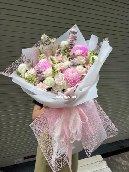 Bó Hoa Sinh Nhật Sang Trọng Nàng Ther Món Quà Tinh Tế Dành Tặng Phái Đẹp