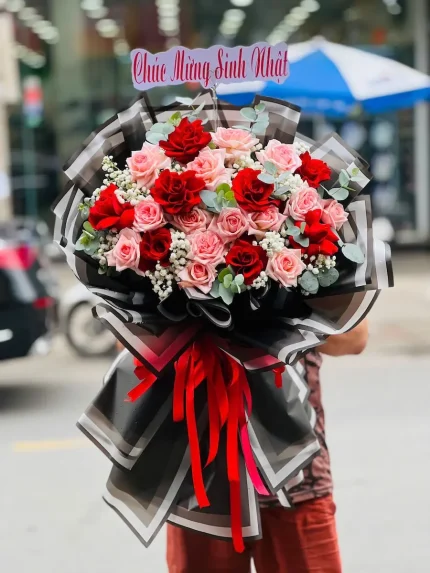 Bó Hoa Hồng Tình Yêu Đơm Hoa - Khởi Đầu Hạnh Phúc