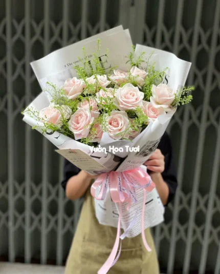 Bó Hoa Tặng Người Yêu Nhẹ Nhàng Lãng Mạn