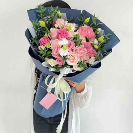 Bó Hoa Hồng Điệu Valse Tình Yêu - Sắc Hồng Lãng Mạn Ngọt Ngào