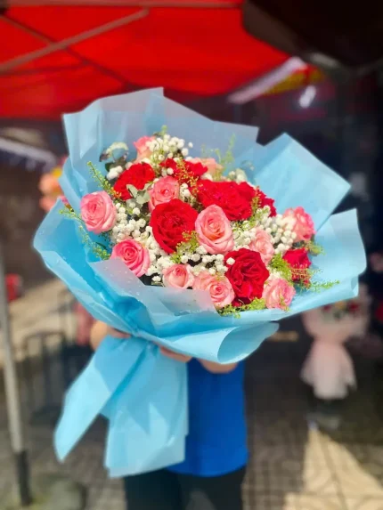 Bó Hoa Hồng Chuyện Đôi Ta – Lời Yêu Nồng Nàn Sắc Đỏ Hồng