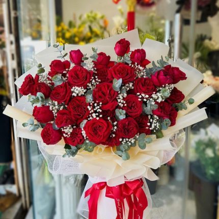 Bó Hoa Hồng Đỏ Người Dấu Yêu - Gửi Trọn Yêu Thương Nồng Nàn