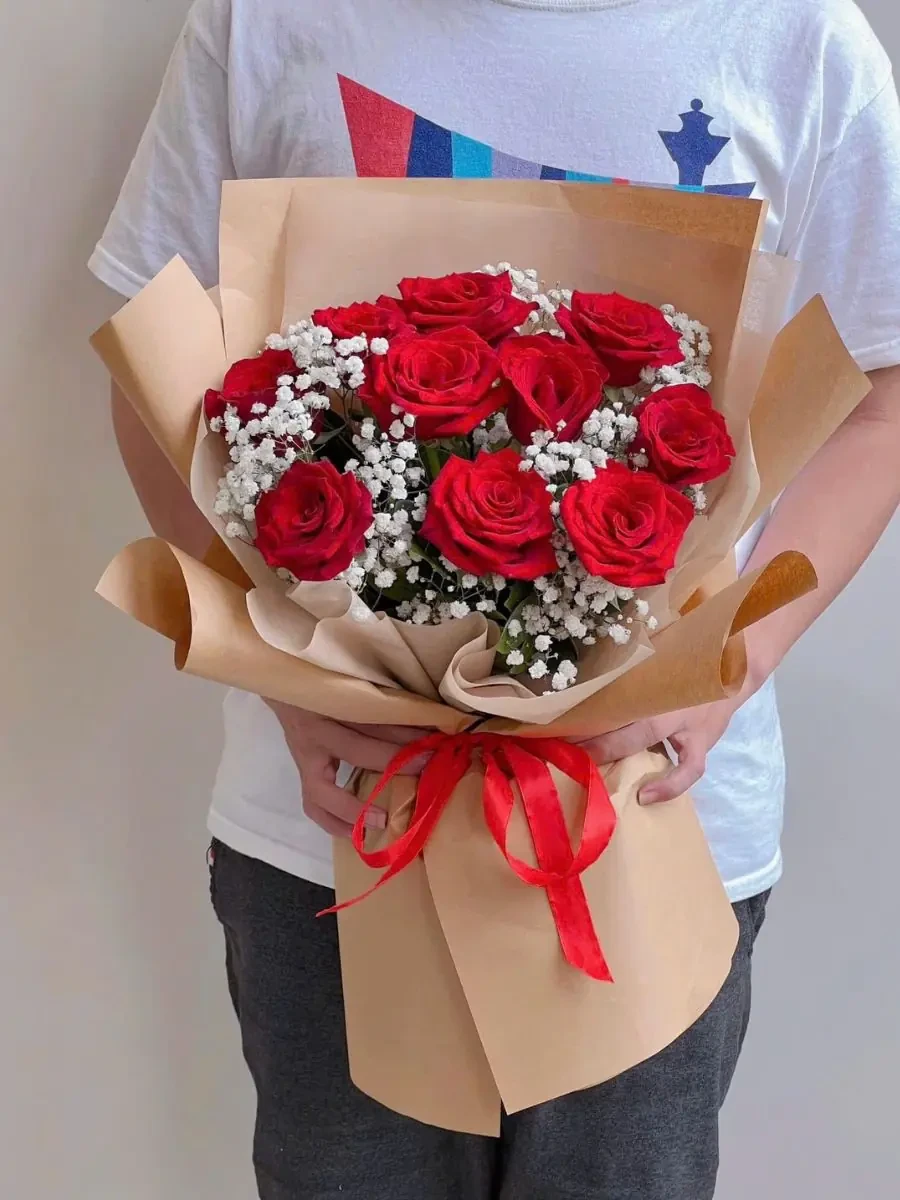 Bó Hoa Hồng Tươi Mới Trẻ Trung – Nét Đẹp Rực Rỡ Đầy Sức Sống Bó Hoa Hồng Tươi Mới Trẻ Trung - Nét Đẹp Rực Rỡ Đầy Sức Sống - Ảnh 1