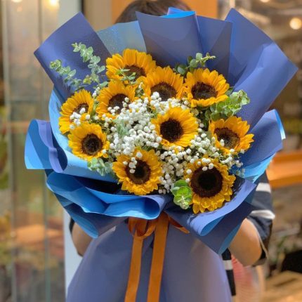 Bó Hoa Hướng Dương Chúc Mừng Tốt Nghiệp Bạn Nam – Rực Rỡ Thành Công