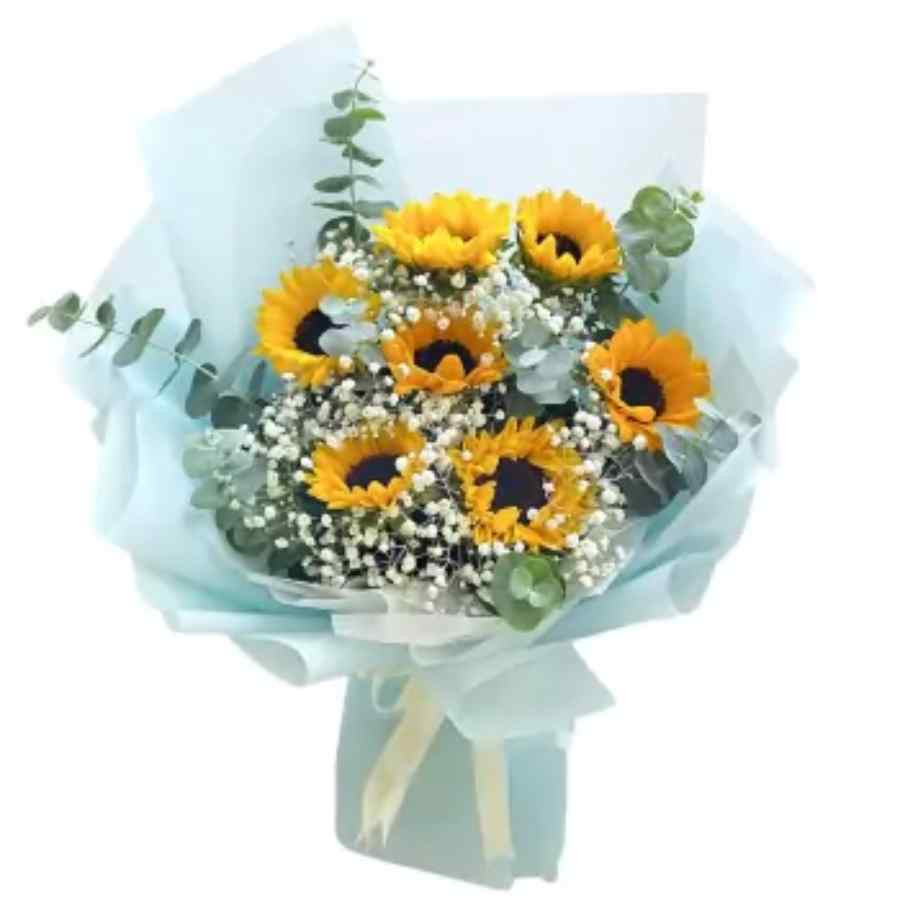 Bó Hoa Hướng Dương Vũ Điệu Hạnh Phúc – Rực Rỡ Sắc Vàng, Trao Yêu Thương Bó Hoa Hướng Dương Vũ Điệu Hạnh Phúc - Rực Rỡ Sắc Vàng, Trao Yêu Thương - Ảnh 1
