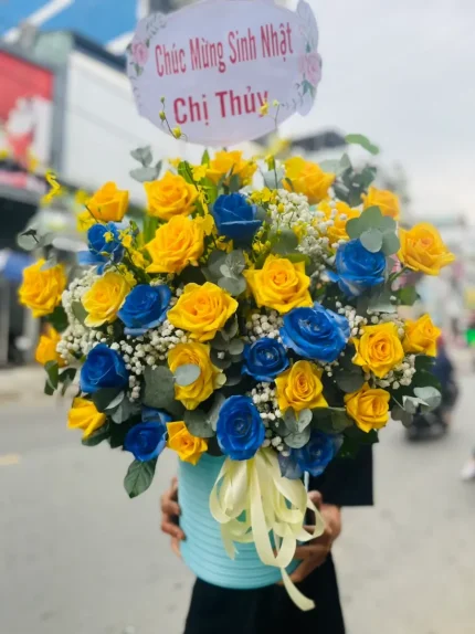 Giỏ Hoa Hồng Vũ Khúc Cuộc Đời - Gửi Lời Chúc May Mắn